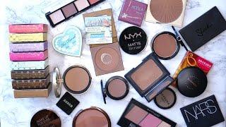 Decluttering My Makeup Collection 2016 | Bronzers | Beauty with Emily Fox