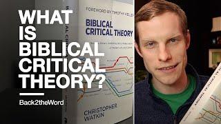 Foreword, Preface, & Introduction Overview // Biblical Critical Theory by Christopher Watkin