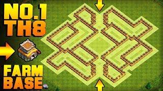 BEST TH8 FARMING BASE + REPLAYS!! | CoC Town Hall 8 Defense Base | Clash of Clans