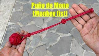 Cómo hacer un puño de mono (monkey fist)