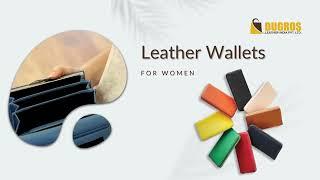 Leather Wallets for Women in Various Styles and Colors