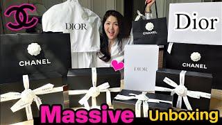 MASSIVE CHANEL & DIOR UNBOXING WITH current PRICES FROM TX, NYC, ATL | CHARIS️