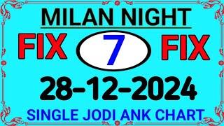 27-12-2024 MILAN NIGHT MATKA JODI TODAY, MILAN NIGHT OPEN TODAY, MILAN NIGHT JODI TODAY