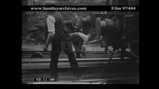 Cromford Incline in the Peak District.  Archive film 97484