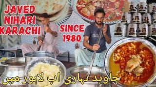 Javed Nihari | Now In Lahore After 43 Years | Karachi best Nihari | Beef Nihari | Nalli Nihari