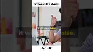 Python In One Minute Part 12 | Sets  part -1   #datastructuresandalgorithmsinpython