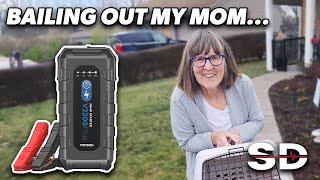 Using a Topdon Jump Starter to Bail Out My Mom