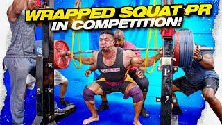 BIG WRAPPED SQUAT PR IN COMPETITION!