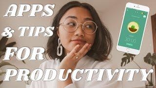 HOW TO *ACTUALLY* BE MORE PRODUCTIVE IN 2021: Tips + Apps for College Students