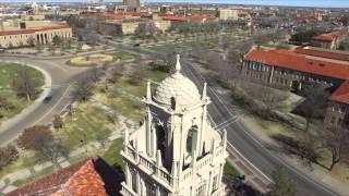 Texas Tech beautiful aerial view