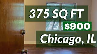 Empty Studio Apartment Tour | Chicago, IL | 375 sqft $900 rent | August 2020