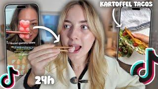 1 Tag lang nur TIKTOK Food TRENDS essen...