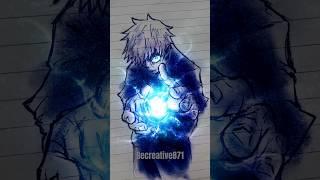 Drawing Gojo Satoru using "AR Drawing App"|Glowart|"#ARDrawing #ARDrawingApp #animedrawing