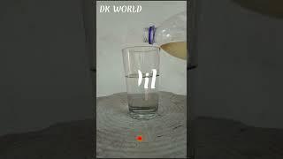 Water and oil density crazy experiment  | DK WORLD |