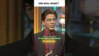 Shahrukh Khan Real Name ? #shorts #srk #viralbollywood