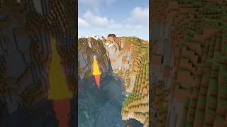 Longest Optical Illusions Roller Coaster ever built in Minecraft! (50`000 Blocks) #shorts