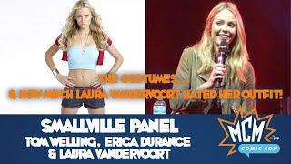 The Smallville Panel - the Costumes... & How Much Laura Vandervoort HATED Her Outfit! - MCM