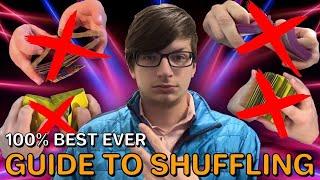 HOW TO SHUFFLE POKEMON CARDS DAMAGE FREE!!!