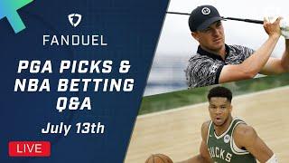 PGA Picks & NBA Betting | FanDuel Q&A LIVE  