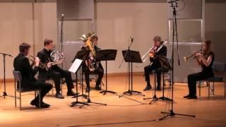 The Rêverie Brass Ensemble - Ewald: Brass Quintet No. 2, Op. 6 - I. Allegro Risoluto