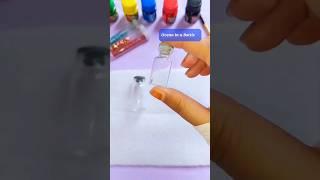 Ocean in a Bottle DIY / Mini bottle art  #viral #shorts