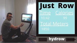 Hydrow Rower | Just Row Setting (HOW to Make Your Own Workout)