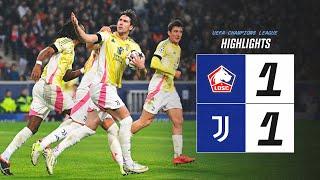 HIGHLIGHTS UCL | LOSC Lille 1-1 Juventus | Vlahovic's penalty earns a draw