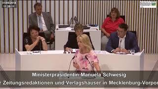 Manuela Schwesig kontert AfD-Abgeordneten