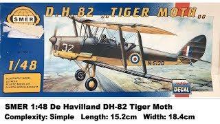 SMER 1:48 De Havilland DH-82 Tiger Moth Kit Review