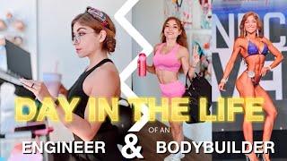 Day in the Life | Balancing Work and Bodybuilding | Engineer & IFBB Pro