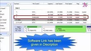 How to Merge unallocated space into partition directly