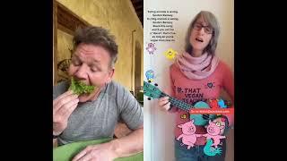 Gordon Ramsay Duets That Vegan Teacher On TikTok...