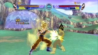 Budokai 3 HD - Goku (SJ2) VS Vegeta (COM), Stylish Battle