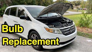 How to replace headlight bulbs on Honda Odyssey