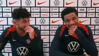 USMNT Ricardo Pepi & Malik Tillman talk ahead of the friendly game vs Panama