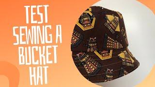 DIY Bucket Hat: The Ultimate Sewing Tutorial - pattern testing. Sewing vlog