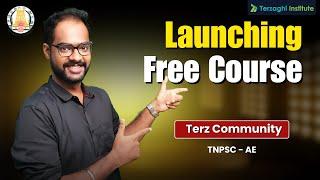 FREE Contents for TNPSC - AE | "Terz Community" | Terzaghi Institute #tnpsc #tnpscae