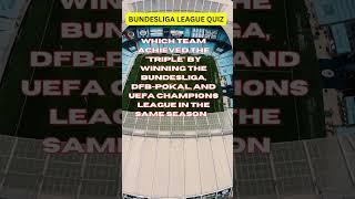 Which team won triple titles - champions league, Bundesliga, in the same season?