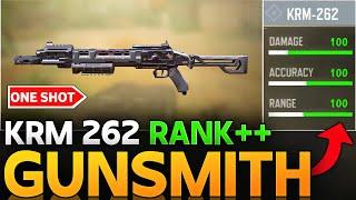 BURST YOUR ENEMIES WITH THIS ONE SHOT KRM 262 BUILD  | INSANE KRM GUNSMITH COD MOBILE|