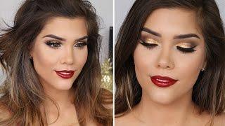 FESTIVE CHRISTMAS PARTY MAKEUP TUTORIAL | Katerina Williams