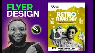 How to Design a Flyer | CorelDraw Tutorial 2024