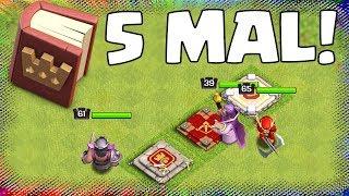 5 MAL BUCH DER HELDEN BENUTZEN!  Clash of Clans  CoC