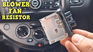 Blower Fan Resistor Replacement - Nissan Note