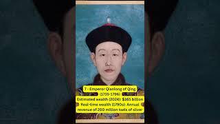 TOP 10 RICHEST KINGS IN CHINA - PART 1 #history #facts #knowledge #china