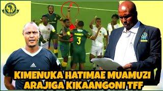 HATIMAE RED CARD YA BAKA YAMUWEKA MUAMUZI AHMED ARAJIGA KIKAANGONI MWA TFF (Yanga Vs Azam Fc).