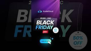 Black Friday: Transform Your DevOps Career with KodeKloud (50% OFF)