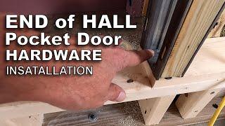 'End of Hall' Pocket Door Hardware Installation [@JohnsonHardware]