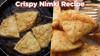 How To Make Crispy Nimki Recipe