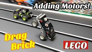 LEGO Sets with added pullback motors - Dragsters and Monster Trucks Technic Speed Champions City MOC