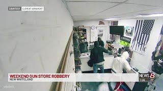 Video shows theft of 33 guns from New Whiteland store